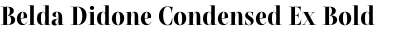 Belda Didone Condensed Ex Bold